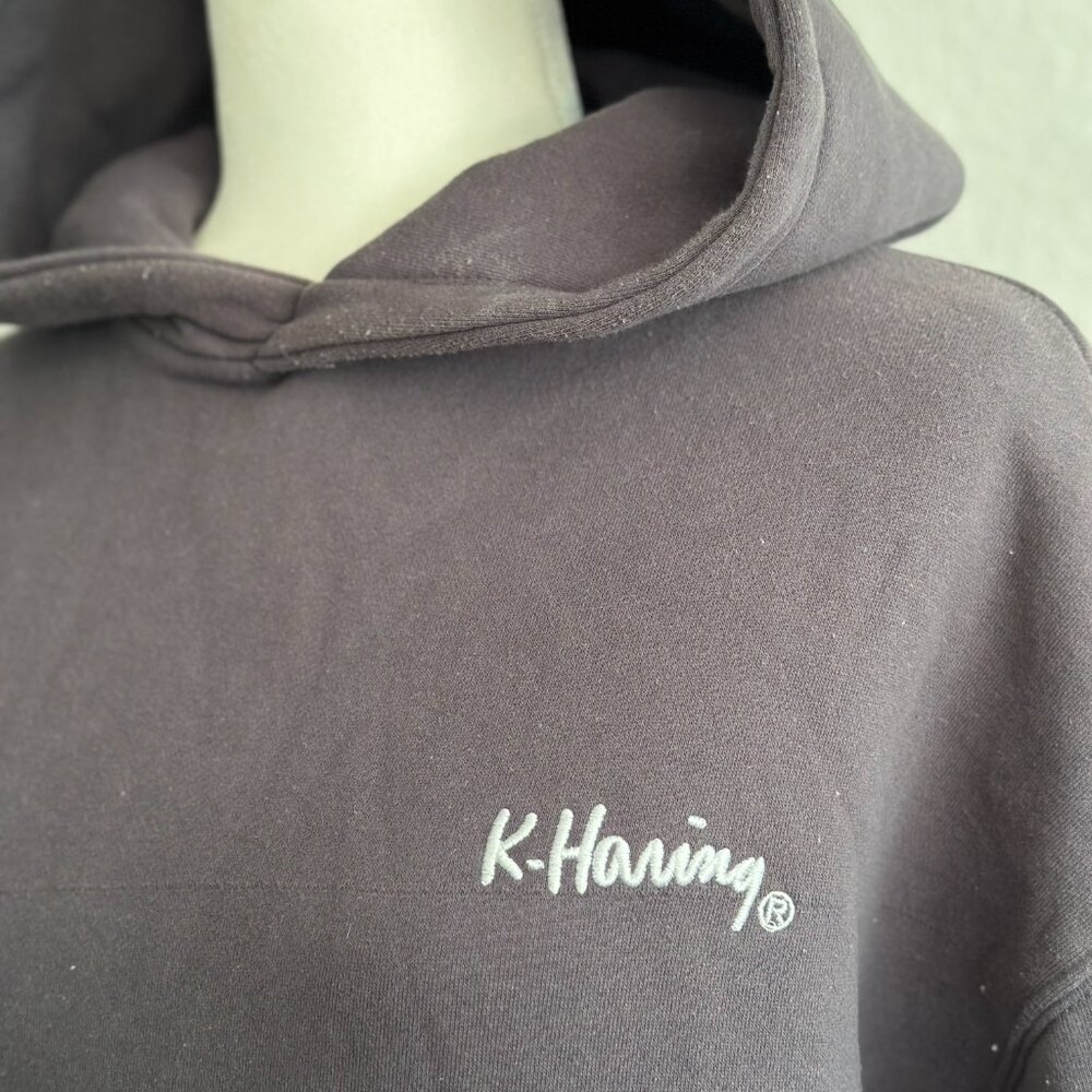 Cotton On x Keith Haring Graphic Hoodie Gray Size Small - Picture 3 of 8